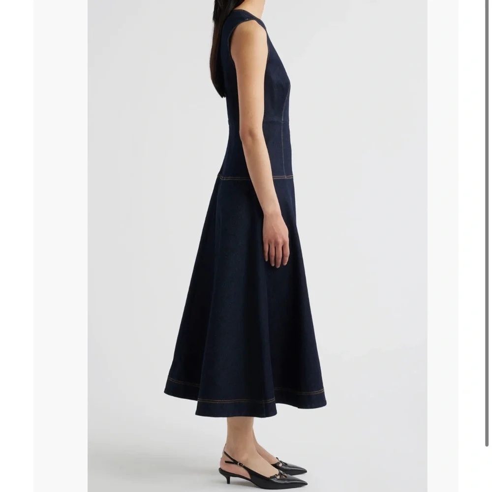 NEW Sleeveless Denim A-Line Midi Dress
ZOE AND CLAIRE - Picture 3 of 8